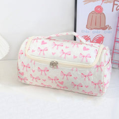 Quilted Cosmetic & Hair Dryer Organizer Bag