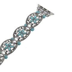Turquoise Floral Smart Watch Band