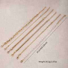 6-Piece Statement Bracelet Stack