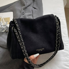 Suede Inspired Hand Bag