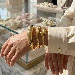 3-Piece Adjustable Hinge Bangle Stack