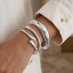 3-Piece Adjustable Hinge Bangle Stack