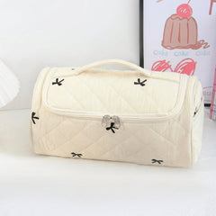Quilted Cosmetic & Hair Dryer Organizer Bag