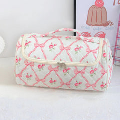 Quilted Cosmetic & Hair Dryer Organizer Bag