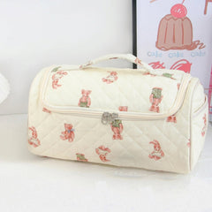 Quilted Cosmetic & Hair Dryer Organizer Bag