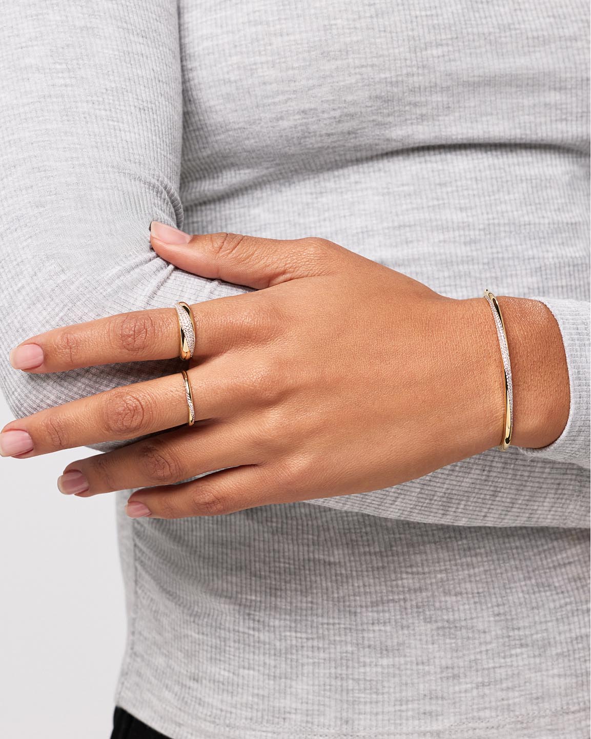 Gold Band Ring - Kira Dome Ring