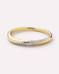 Gold Band Ring - Kira Dome Ring