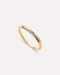 Gold Band Ring - Kira Dome Ring