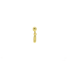 Dainty Satellite Bubble Letter Name Necklace