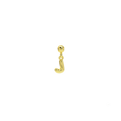 Dainty Satellite Bubble Letter Name Necklace