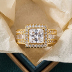 Square Cut Baguette Band Ring