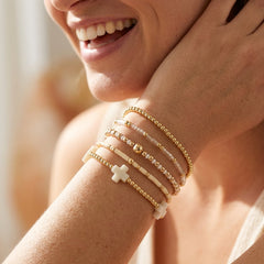 5-Piece Boho Beaded Bracelet Stack