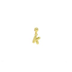 Dainty Satellite Bubble Letter Name Necklace