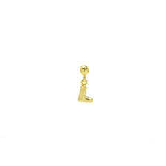 Dainty Satellite Bubble Letter Name Necklace