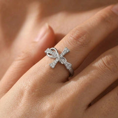 Infinite Cross Faith Ring