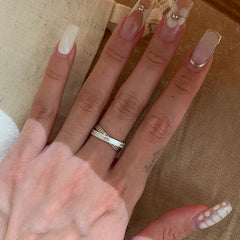Nicolette Dainty Starburst Adjustable Ring