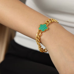 Flower Accent Necklace or Bracelet