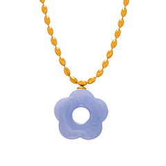 Color Resin Flower Pendant Jewelry