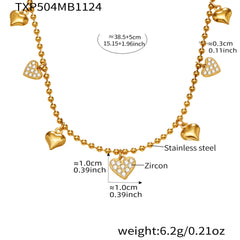Heart Charm Necklace, Bracelet, Anklet or Earrings