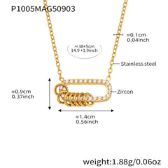 Cubic Zirconia Sunburst and Round Pendant Necklaces