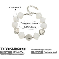 Faceted Color Resin Geometric Jewelry