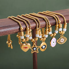Colorful Eye Charm Bracelet