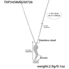 Bone & Chili Cubic Zirconia Necklace & Bracelet