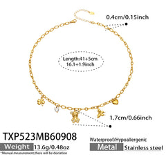 Bear and Multi-Charm Cubic Zirconia Jewelry