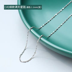 Minimal Chain Necklace Style Collection