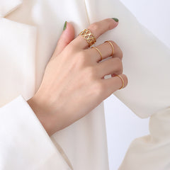 Slim Polished Stacking Band Ring