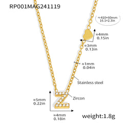 Cubic Zirconia Initial Jewelry Collection