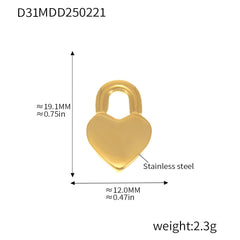 Gold-Tone Ocean & Symbol Stainless Steel Pendants