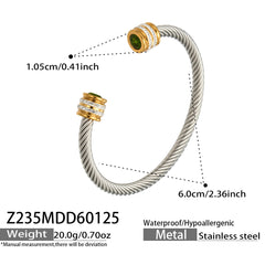 Cubic Zirconia Open Cuff Bracelet Designs