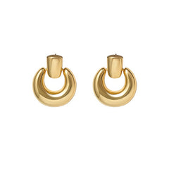Nicolette Vintage-Inspired Round Drop Earrings
