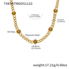 Beaded Charm Chain Necklace or Bracelet