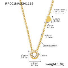 Cubic Zirconia Initial Jewelry Collection