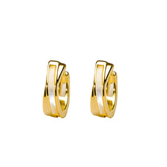 Daphne Vintage-Inspired White Mother-of-Pearl Hoop Earrings