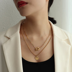 Toggle Chain and Coin Pendant Necklace Designs