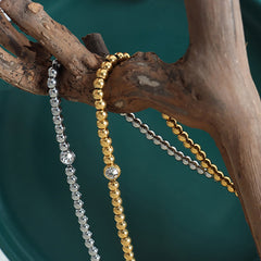 Polished Bead Necklace or Bracelet