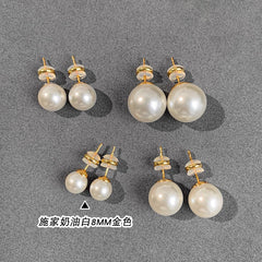 Camille Vintage-Inspired Pearl Stud Earrings No. 643771