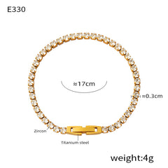 18K Gold-Plated Cubic Zirconia Tennis Bracelet Collection