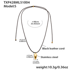 18K Gold-Plated Teardrop Pendant Jewelry