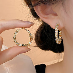 Daphne Vintage-Inspired Pavé Stud Earrings No. 431547