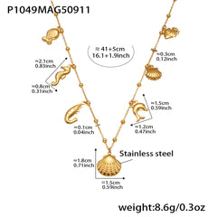 Cross and Heart Multi-Charm Jewelry Designs