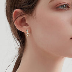 Nicolette Snake Stud Earrings