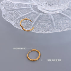 Mini Smooth Huggie Hoop Earrings