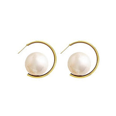 Camille Vintage-Inspired Pearl Stud Earrings No. 157051