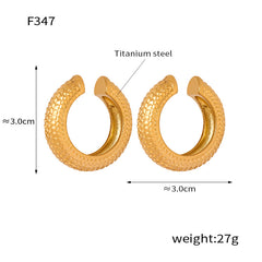 Sculptural Geometric Ear Cuffs