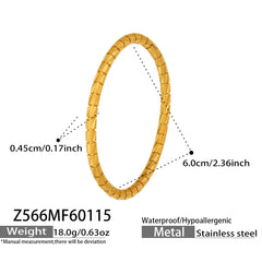 Open Heart and Textured Bangle Designs