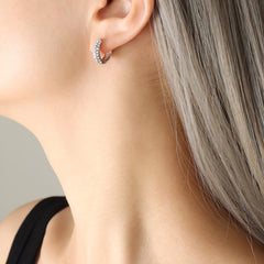 Stone-Set Statement Hoop Earring Collection